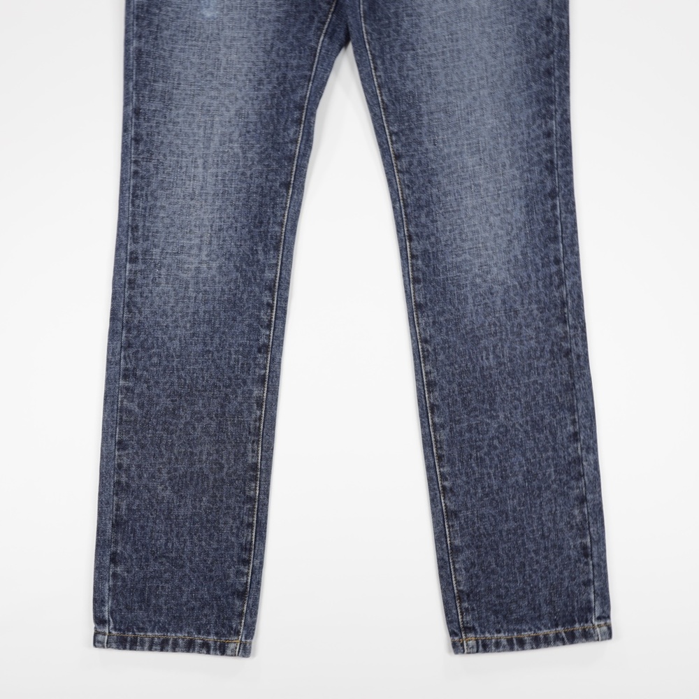 Etienne Marcel‎ Women's Leopard Distressed Tapered Denim Jeans Blue Size 27 - Picture 3 of 9